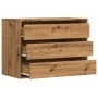 Cajonera de esquina madera ingeniería roble artisan 80x41x58 cm von , Schubladen - Ref: Foro24-852860, Preis: 101,83 €, Rabat...
