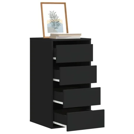 Cajonera de esquina madera de ingeniería negra 40x41x76 cm von , Schubladen - Ref: Foro24-852862, Preis: 105,80 €, Rabatt: %