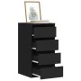Cajonera de esquina madera de ingeniería negra 40x41x76 cm von , Schubladen - Ref: Foro24-852862, Preis: 105,80 €, Rabatt: %