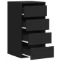 Cajonera de esquina madera de ingeniería negra 40x41x76 cm von , Schubladen - Ref: Foro24-852862, Preis: 105,80 €, Rabatt: %
