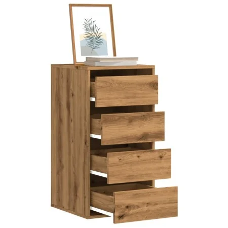 Cajonera de esquina madera ingeniería roble artisan 40x41x76 cm von , Schubladen - Ref: Foro24-852869, Preis: 95,48 €, Rabatt: %