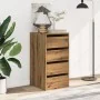 Cajonera de esquina madera ingeniería roble artisan 40x41x76 cm von , Schubladen - Ref: Foro24-852869, Preis: 95,48 €, Rabatt: %