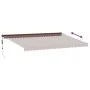 Toldo retráctil automático marrón 500x300 cm by , Awnings - Ref: Foro24-3215717, Price: 454,44 €, Discount: %