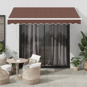 Toldo retráctil automático burdeos 300x250 cm by , Awnings - Ref: Foro24-3215708, Price: 274,90 €, Discount: %