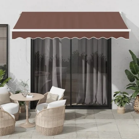 Toldo retráctil automático burdeos 300x250 cm by , Awnings - Ref: Foro24-3215708, Price: 274,90 €, Discount: %