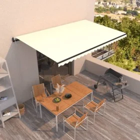 Toldo retráctil automático crema 500x300 cm von , Markisen - Ref: Foro24-3069147, Preis: 500,24 €, Rabatt: %