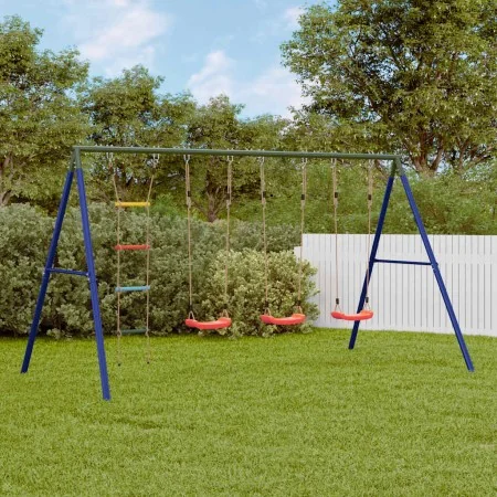 Juego de columpios de exterior con columpios y escalera by , Swings and play structures - Ref: Foro24-3283623, Price: 178,83 ...