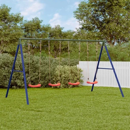 Juego de columpios de exterior con 4 columpios by , Swings and play structures - Ref: Foro24-3283621, Price: 177,56 €, Discou...