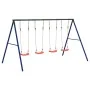 Juego de columpios de exterior con 4 columpios by , Swings and play structures - Ref: Foro24-3283621, Price: 177,56 €, Discou...