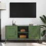 Mueble de TV de acero verde oliva 100,5x39x50,5 cm von , TV-Möbel - Ref: Foro24-842992, Preis: 113,17 €, Rabatt: %
