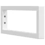 Soportes estante de lavabo 2uds tejado rectangular acero blanco by , Supports and crossbars - Ref: Foro24-4007264, Price: 37,...