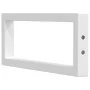 Soportes estante de lavabo 2uds tejado rectangular acero blanco by , Supports and crossbars - Ref: Foro24-4007264, Price: 37,...