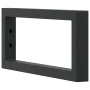 Soportes estante de lavabo 2 uds rectangular acero negro by , Supports and crossbars - Ref: Foro24-4007270, Price: 32,19 €, D...