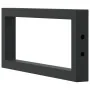 Soportes estante de lavabo 2 uds rectangular acero negro by , Supports and crossbars - Ref: Foro24-4007270, Price: 32,19 €, D...