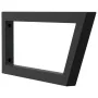 Soportes estante de lavabo 2 unidades trapecio acero negro de , Soportes y travesaños - Ref: Foro24-4007287, Precio: 36,88 €,...