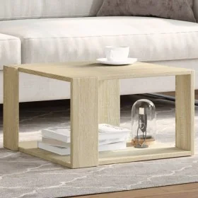 Mesa de centro madera ingeniería roble Sonoma 51,5x51,5x30 cm by , Coffee table - Ref: Foro24-848138, Price: 34,57 €, Discoun...