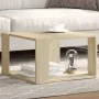 Mesa de centro madera ingeniería roble Sonoma 51,5x51,5x30 cm de , Mesas de centro - Ref: Foro24-848138, Precio: 34,53 €, Des...