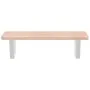 Estante de lavabo de pared de acero y madera maciza de roble von , Badezimmerwaschtische - Ref: Foro24-3302334, Preis: 65,01 ...