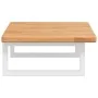Estante de lavabo de pared de acero y madera maciza de roble de , Tocadores de baño - Ref: Foro24-3302336, Precio: 83,15 €, D...