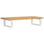 Estante de lavabo de pared de acero y madera maciza de roble de , Tocadores de baño - Ref: Foro24-3302336, Precio: 83,15 €, D...