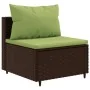 Set muebles de jardín 7 piezas y cojines ratán sintético marrón von , Gartensets - Ref: Foro24-3308030, Preis: 478,87 €, Raba...