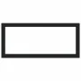 Soportes estante de lavabo 2 uds rectangular acero negro by , Supports and crossbars - Ref: Foro24-4007272, Price: 43,14 €, D...
