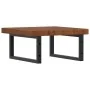 Estante de lavabo de pared de acero y madera maciza de roble von , Badezimmerwaschtische - Ref: Foro24-3302413, Preis: 105,78...