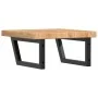 Estante de lavabo de pared de acero y madera maciza de roble by , bathroom vanities - Ref: Foro24-3302411, Price: 97,67 €, Di...