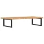 Estante de lavabo de pared de acero y madera maciza de roble de , Tocadores de baño - Ref: Foro24-3302397, Precio: 123,92 €, ...