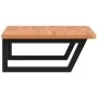 Estante de lavabo de pared de acero y madera maciza de haya de , Tocadores de baño - Ref: Foro24-3302451, Precio: 98,45 €, De...