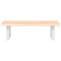 Estante de lavabo de pared de acero y madera maciza de roble de , Tocadores de baño - Ref: Foro24-3302540, Precio: 60,15 €, D...