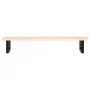 Estante de lavabo de pared de acero y madera maciza de roble by , bathroom vanities - Ref: Foro24-3302549, Price: 81,80 €, Di...
