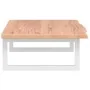 Estante de lavabo de pared de acero y madera maciza de roble de , Tocadores de baño - Ref: Foro24-3302568, Precio: 89,56 €, D...