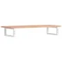 Estante de lavabo de pared de acero y madera maciza de roble de , Tocadores de baño - Ref: Foro24-3302568, Precio: 89,56 €, D...