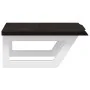 Estante de lavabo de pared de acero y madera maciza de roble by , bathroom vanities - Ref: Foro24-3302582, Price: 68,76 €, Di...