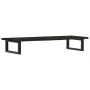 Estante de lavabo de pared de acero y madera maciza de roble de , Tocadores de baño - Ref: Foro24-3302589, Precio: 69,36 €, D...