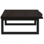 Estante de lavabo de pared de acero y madera maciza de roble de , Tocadores de baño - Ref: Foro24-3302589, Precio: 69,36 €, D...
