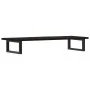 Estante de lavabo de pared de acero y madera maciza de roble de , Tocadores de baño - Ref: Foro24-3302589, Precio: 69,36 €, D...