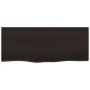 Estante de lavabo de pared de acero y madera maciza de roble de , Tocadores de baño - Ref: Foro24-3302589, Precio: 69,36 €, D...