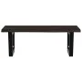 Estante de lavabo de pared de acero y madera maciza de roble von , Badezimmerwaschtische - Ref: Foro24-3302619, Preis: 84,20 ...