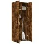 Aparador alto madera de ingeniería roble ahumado 70x42,5x185 cm de , Aparadores - Ref: Foro24-3281431, Precio: 189,00 €, Desc...