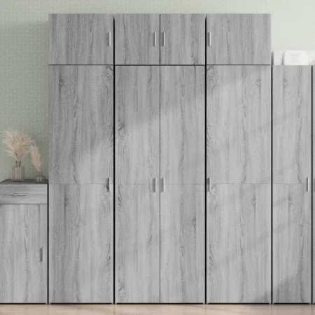 Aparador alto madera de ingeniería gris Sonoma 70x42,5x185 cm von , Sideboards - Ref: Foro24-3281425, Preis: 179,67 €, Rabatt: %