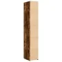 Aparador de madera de ingeniería roble ahumado 30x42,5x185 cm von , Sideboards - Ref: Foro24-3281396, Preis: 128,03 €, Rabatt: %