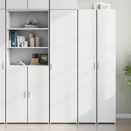 Aparador de madera de ingeniería blanco 45x42,5x185 cm by , Sideboards - Ref: Foro24-3281406, Price: 177,93 €, Discount: %