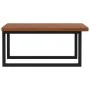 Estante de lavabo de pared de acero y madera maciza de roble de , Tocadores de baño - Ref: Foro24-3302485, Precio: 103,70 €, ...