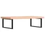 Estante de lavabo de pared de acero y madera maciza de haya de , Tocadores de baño - Ref: Foro24-3302521, Precio: 174,40 €, D...