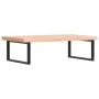 Estante de lavabo de pared de acero y madera maciza de haya de , Tocadores de baño - Ref: Foro24-3302521, Precio: 174,40 €, D...