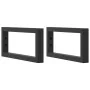 Estante de lavabo de pared acero y madera maciza de acacia by , bathroom vanities - Ref: Foro24-3302717, Price: 72,01 €, Disc...