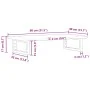 Estante de lavabo de pared acero y madera maciza de acacia by , bathroom vanities - Ref: Foro24-3302717, Price: 72,01 €, Disc...
