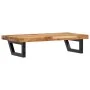 Estante de lavabo de pared acero y madera maciza de acacia de , Tocadores de baño - Ref: Foro24-3302743, Precio: 96,95 €, Des...